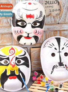 Chinese Peking Opera face mask hand-painted pulp g Be  Guan
