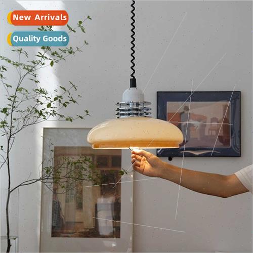 Bauhaus cream glass french vintag dining room chandelier chi