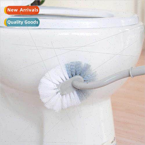 Thickened long handle cleaning toilet brush S-shaped scrub b