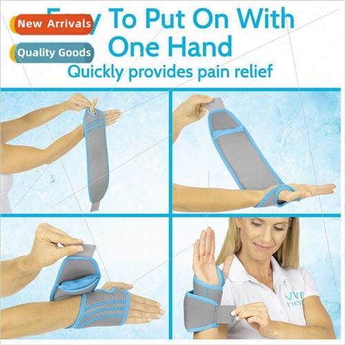Reusable Hot Cold Gel Ice Pack Wrist Ice Pack Wrap HProtecto