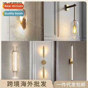 lamp LED house model villa wall steel stainless luxury ght