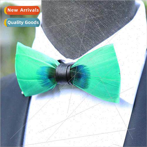 241 Peacock Blue Feather Men Hosting Party Groom Best Man Gr