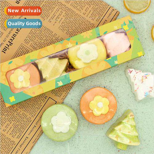 Bath Bar Bath Salt Set Bath Soak  Box Flower Christmas Tree