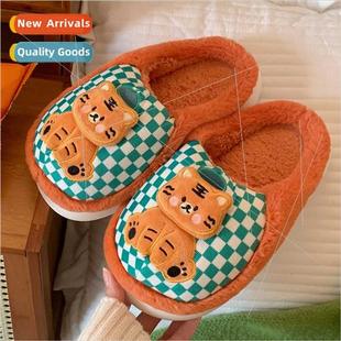 home warm slippers Korean cut bottom ins soft Winter monthly