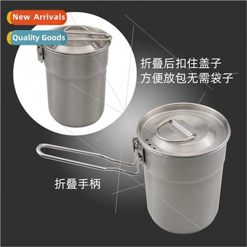 Outdoor Convenient 304 Coffee Mug with Vented Lid Collapsibl