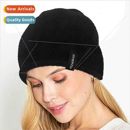 2022 new rolled edge woolen pullover cap cotton cashmere pil