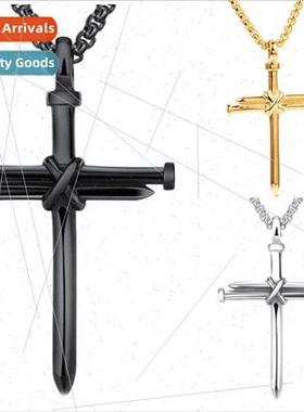New color-preserving alloy cast steel nail cross men women p
