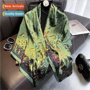 110 green animal 2023 flowers Chinese cranes oversized Retro