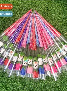 Extended ngle Bear Rose Soap Flower Teacher Day  Event Favor