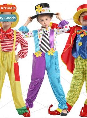 Children Clown Costume Masquerade Clown Flower Girl Dress St