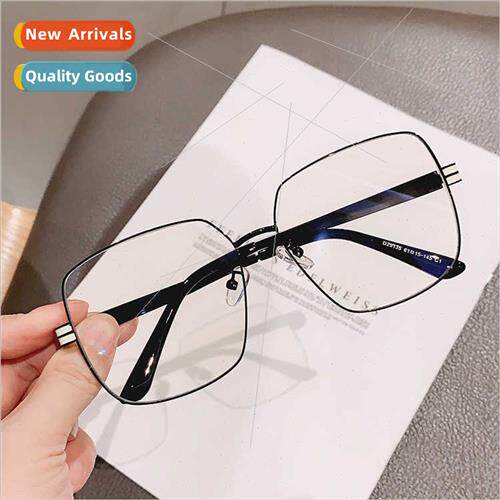 Retro square frame myopia glasses female Korean tide  glasse