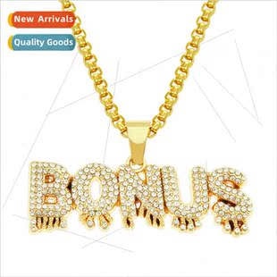 Hop Pendant Europe Men Diamond Hip Full Necklace