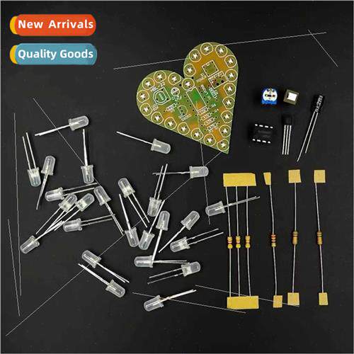 Electronic Ks Heart Shape Breathing ght K DIY Breathing ght