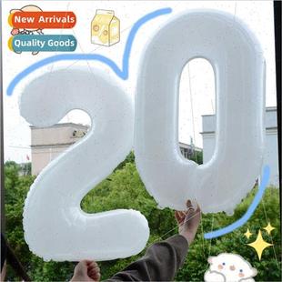 aluminium number thin whe balloon film body inch