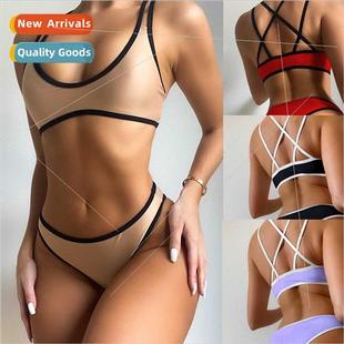 Bandage Spl Solid LZ157 Bikini Color Sexy Womens Swimsu