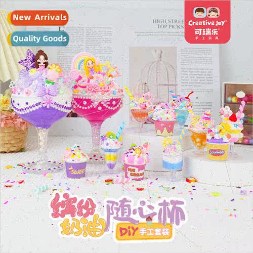 new children girls educational toys DIY handmade colorful cr
