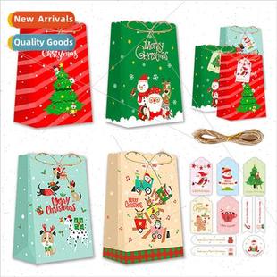 Elk Party Candy Christmas New Santa Boxes Wrap Bags