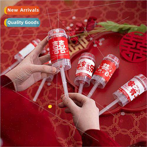 Wedding joy spray flower tube Push Push music petal tube sal
