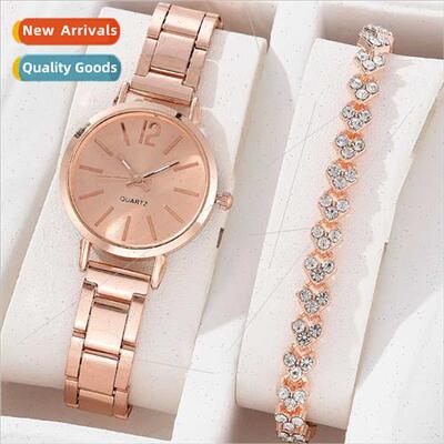 Temperament steel bladies watch wristwatch fashion simple nd