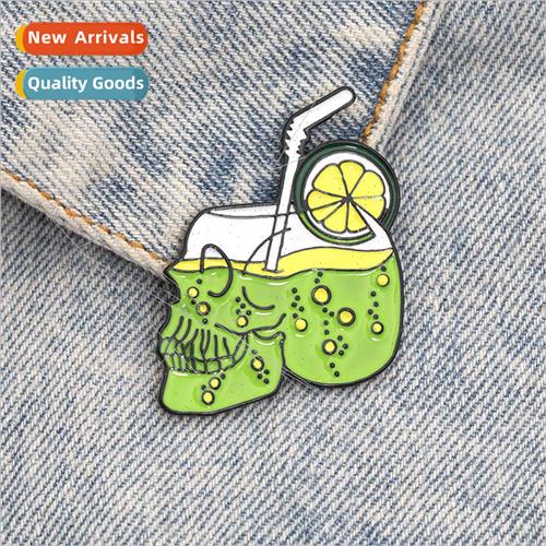 punk wind teapot lemonade skull cowboy badge student nd fash