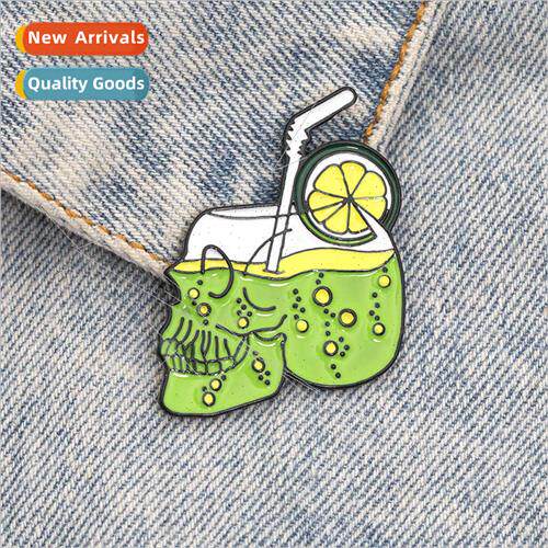 punk wind teapot lemonade skull cowboy badge student nd fash