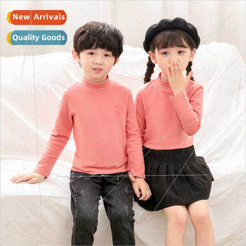 Autumn winter children new half-high neck milled sweater boy