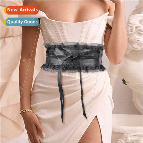 Wide belt female decorative fashion dress four seasons versa
