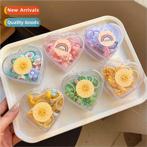 Love small boxed hair rope ltle girl does not hurt hair high
