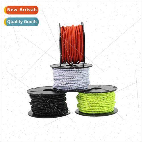 Outdoor reflective elastic rope latex elastic rope tent rope