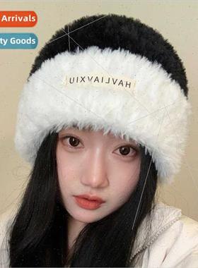 Autumn winter hats female new versatile show face small plus