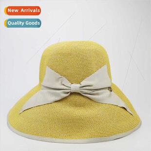 ladies summer brim straw large hat protection Japan