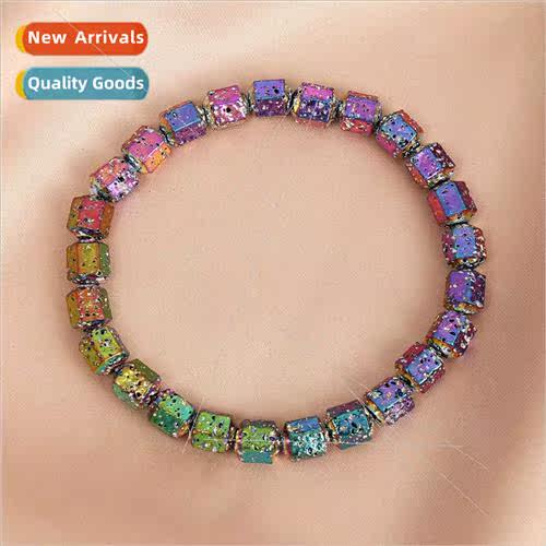 Europe New color-changing frosted natural volcanic stone bea