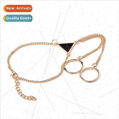 jewelry retro punk wind blade triangle onePCS bracelet ring