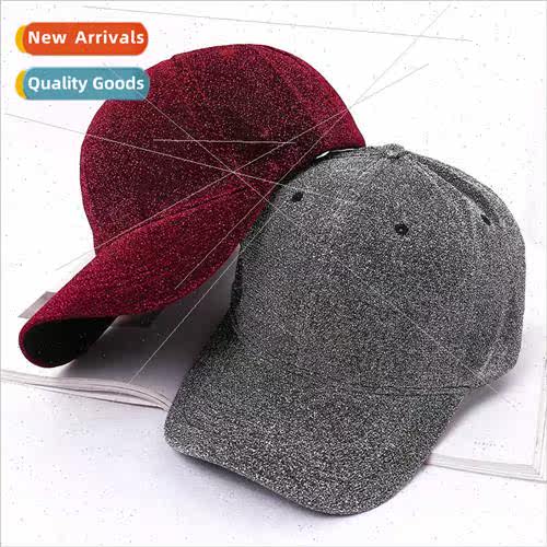Hat New light plate bright silk baseball cap Korean fashion