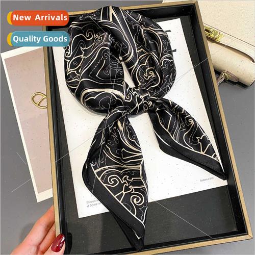 New Korean  spring summer 70 silk small square scarf silk sc
