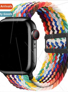 适用Apple S8 Watch BSE Stretch Nylon Magnetic Buckle Braided