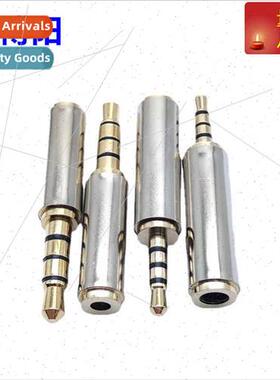 Metal cell phone headset adapter 2.5mm to 3.5mm converter 2.