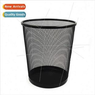 garbage can kchen mesh storage basket round waste Metal iron