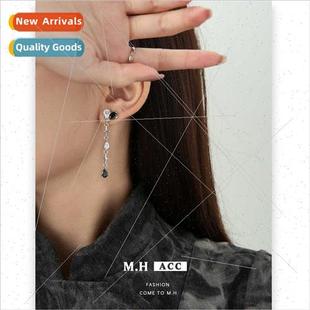 long earrings wind blocking fas cool love sweet Color female