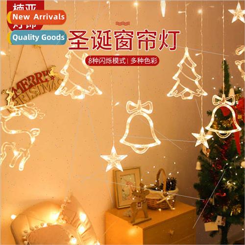 LED Christmas Curtain ghts Holiday Colorful ghts Flashing gh