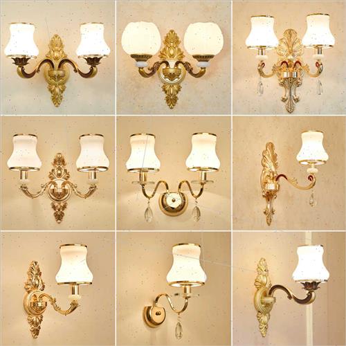 crystal wall lamp living room wall lamp cozy bedroom bedside