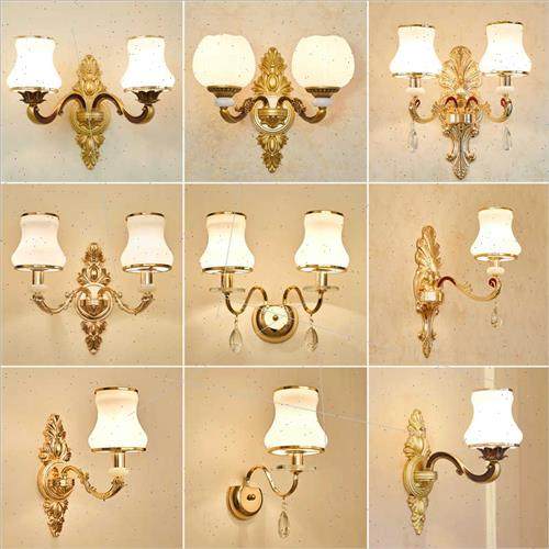 crystal wall lamp living room wall lamp cozy bedroom bedside