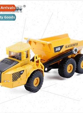 Alloy engineering vehicle model 1:87 loading unloading truck