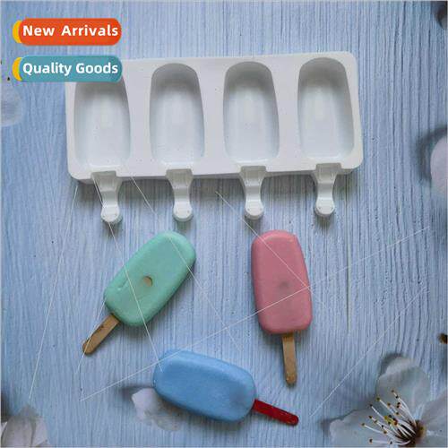 licone 4-link Oval Large Ice Cream Mold Ice Cube DIY Pudding