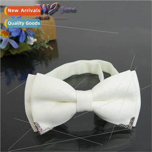 Men Bow Tie Necktie Business Casual Classic Gold Accessories