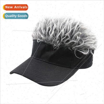 Creative permance wig baseball hat hip-hop sunshade golf cap