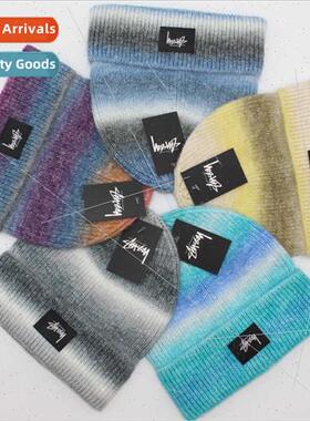 Autumn winter tide brin Europe Uned States gradient knted ca