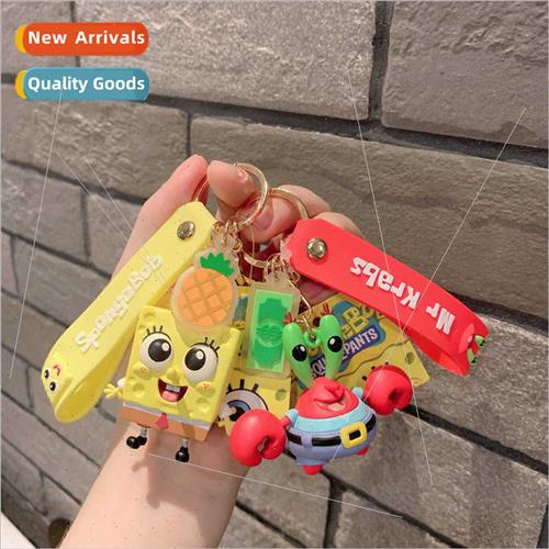 SpongeBob SquarePants car cute keychain key chain pendant ch