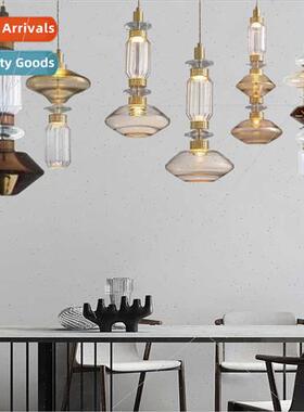 New designer retro glass chandelier modern creative hotel re