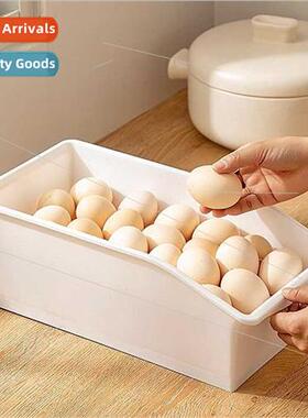 Egg storage basket pull-out refrigerator freezer organizer s